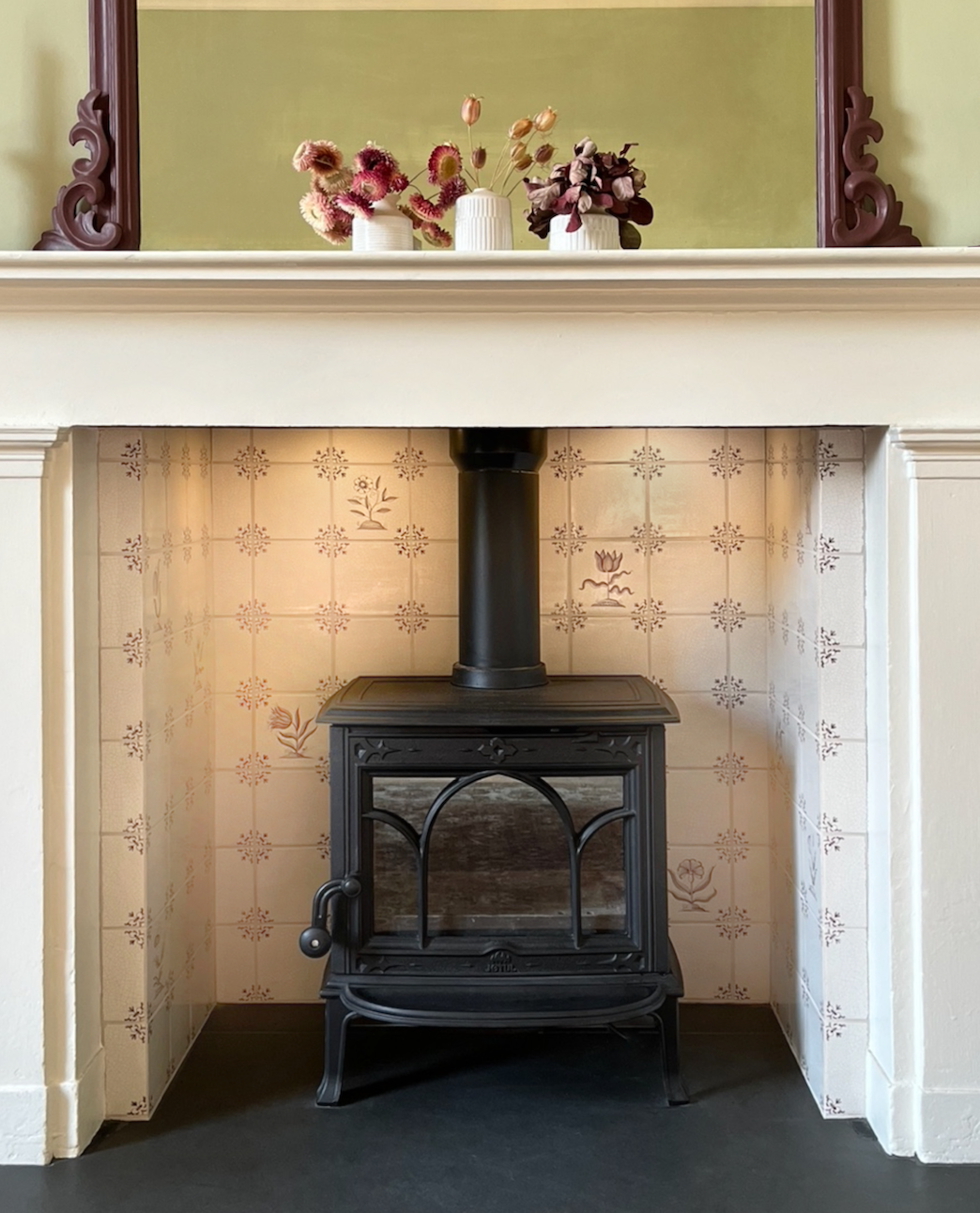 Fireplace installation