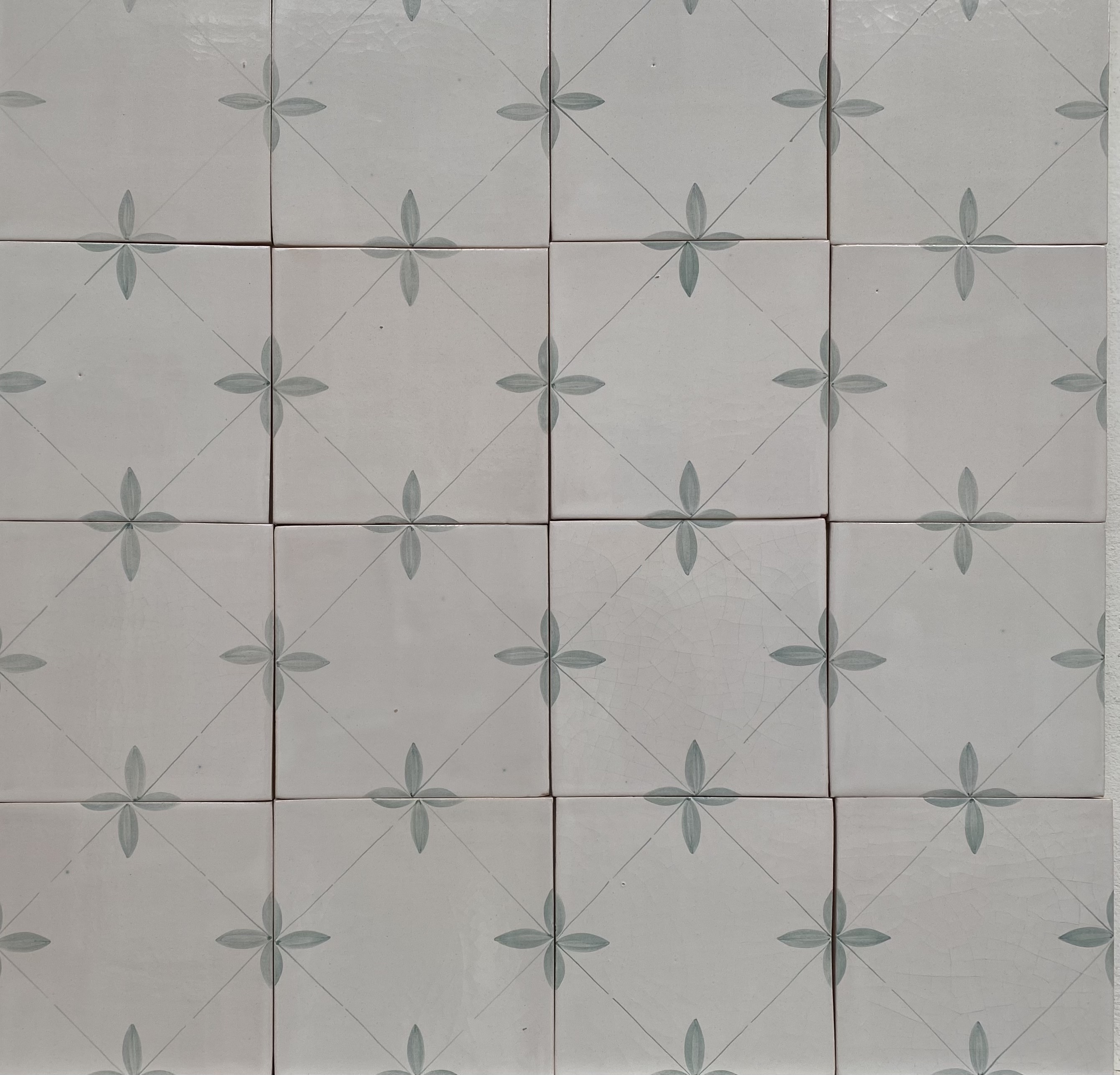 Calico Green Glazed